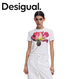 DESIGUAL PLATA T-SHIRT