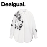 DESIGUAL LACROIX ORCHID OVERSIZED SHIRT