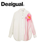 DESIGUAL GLOSS OVERSIZED SHIRT