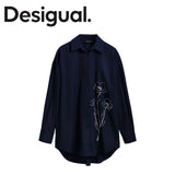 DESIGUAL POSEIDON OVERSIZED SHIRT