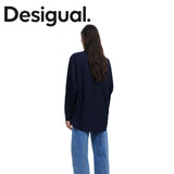 DESIGUAL POSEIDON OVERSIZED SHIRT