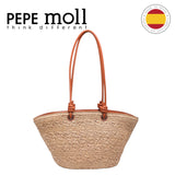 PEPE MOLL RAFFIA HOBO BAG