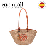 PEPE MOLL RAFFIA HOBO BAG