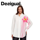 DESIGUAL GLOSS OVERSIZED SHIRT