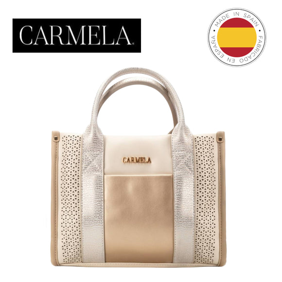 CARMELA METALLIC TOTE