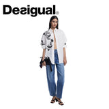 DESIGUAL LACROIX ORCHID OVERSIZED SHIRT