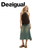DESIGUAL BOTT BLOUSE