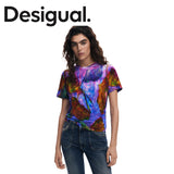 DESIGUAL YELLOWSTONE T-SHIRT
