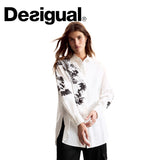 DESIGUAL LACROIX ORCHID OVERSIZED SHIRT